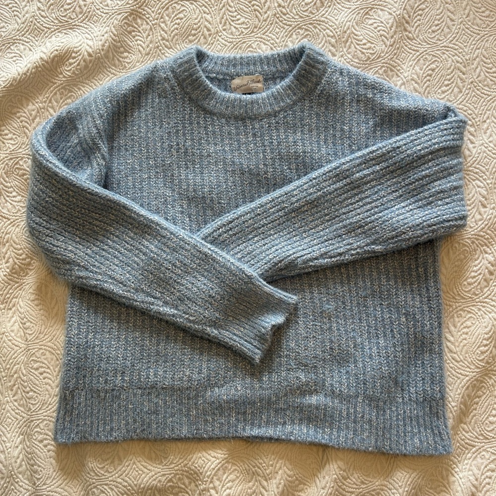 Light Blue Cozy Sweater